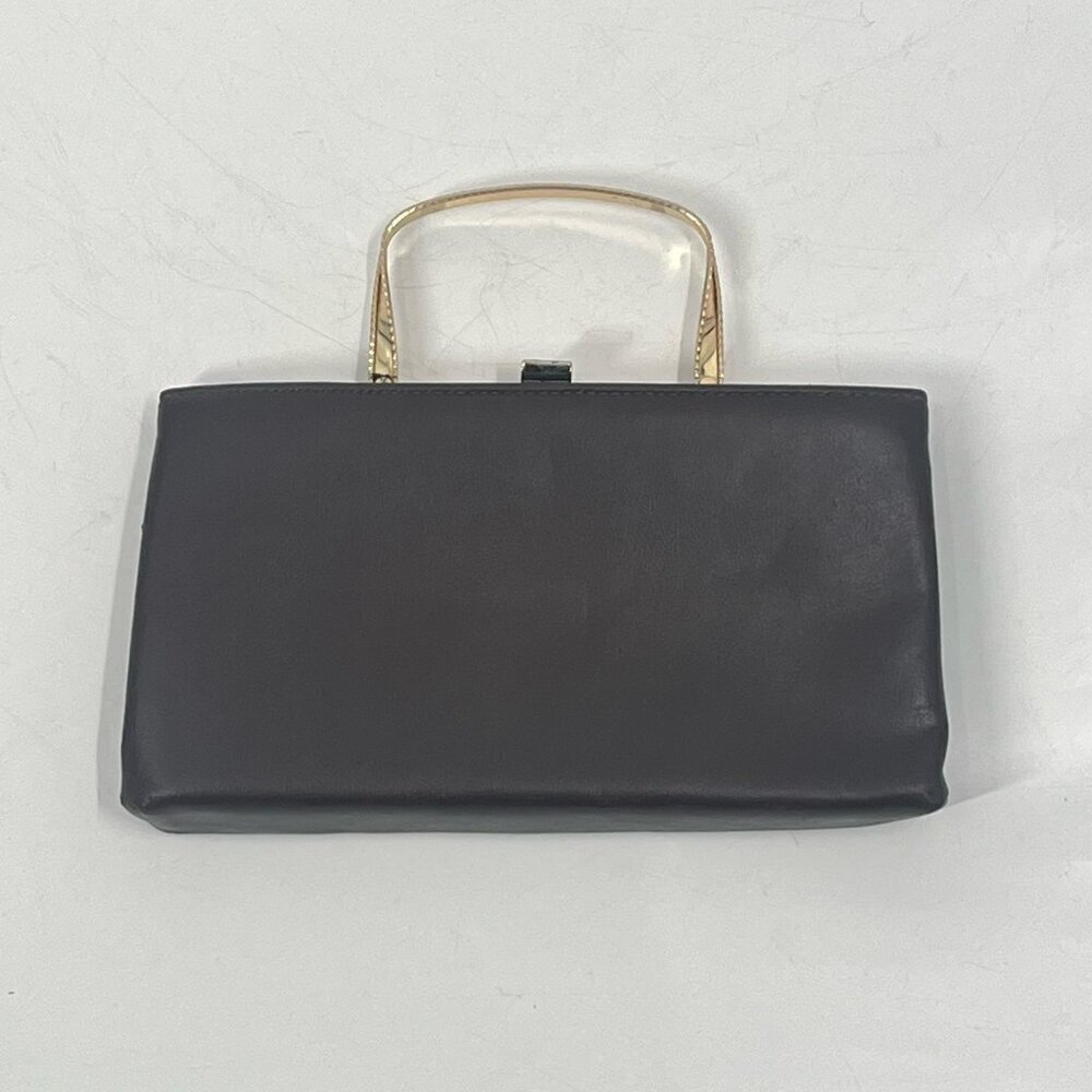 Ande Vintage 60s Purse Clutch Mid Century Modern Structured Timeless Minimialist